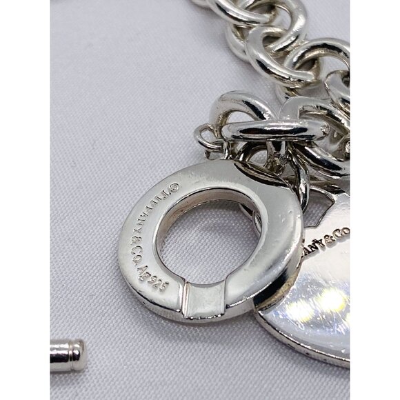 Tiffany & Co Return To Tiffany & Co 8" Inches Toggle  Heart Bracelet - Picture 11 of 11